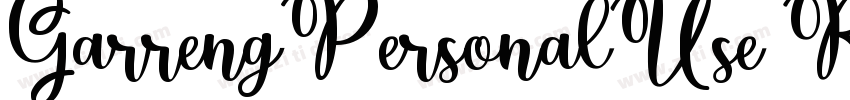 GarrengPersonalUse R字体转换